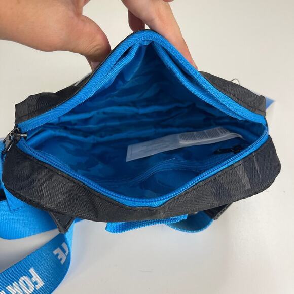 FORTNITE Multiplier NEW Waist Bag Black Blue Adjustable Functional Fanny Pack - Picture 7 of 10